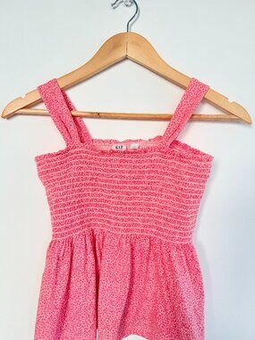 GAP Kids Babydoll Tank Top‎ Flowy Sleeveless Floral Size L Girls